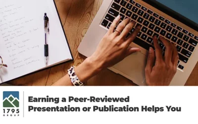 Earning a Peer-Reviewed Presentation or Publication Helps You