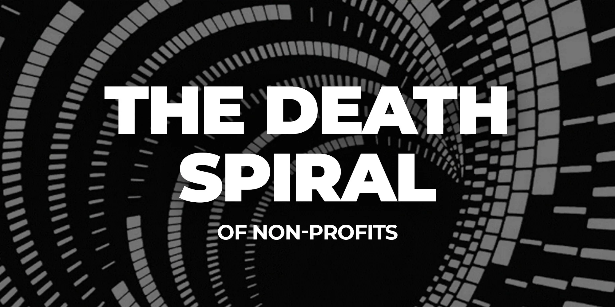 The Death Spiral of non-profits cover