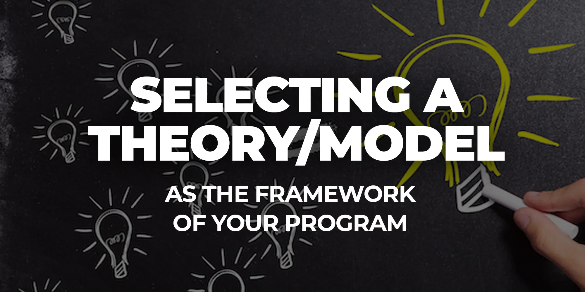 Selecting a Theory/Model cover