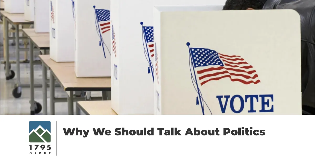 Why we should talk about politics
